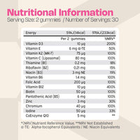 Nutriburst Womens Multivitamin 60 Gummies