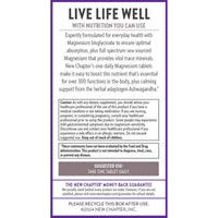New Chapter Magnesium + Ashwagandha 30 Tablets