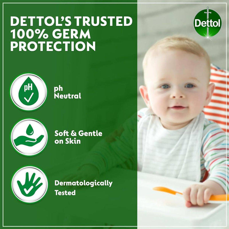 Dettol Antibacterial Skin Wipes Skincare 10 Sheets