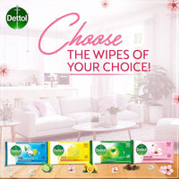 Dettol Antibacterial Skin Wipes Skincare 10 Sheets