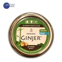 Ginjer Organic Ginger Pastilles Mint 40g