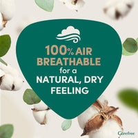 Carefree Organic Cotton Liners Long 24 Pieces