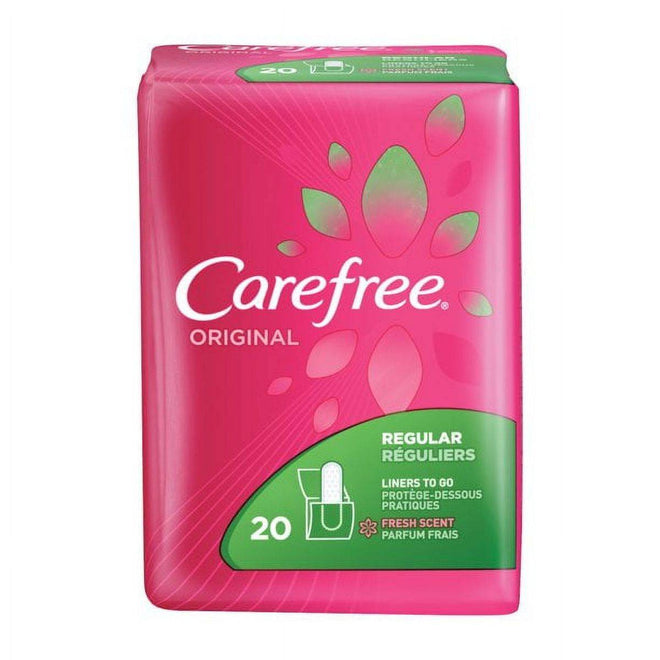 Carefree Daily Panty Liners Cotton Fresh Scent 20 Pieces