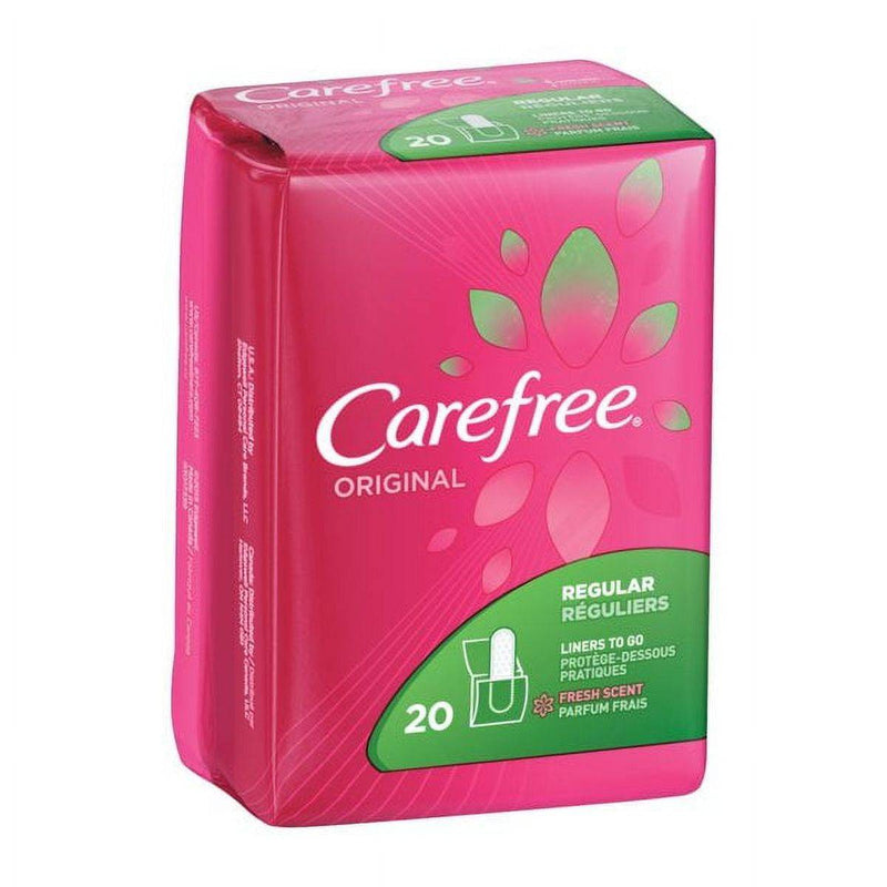 Carefree Daily Panty Liners Cotton Fresh Scent 20 Pieces