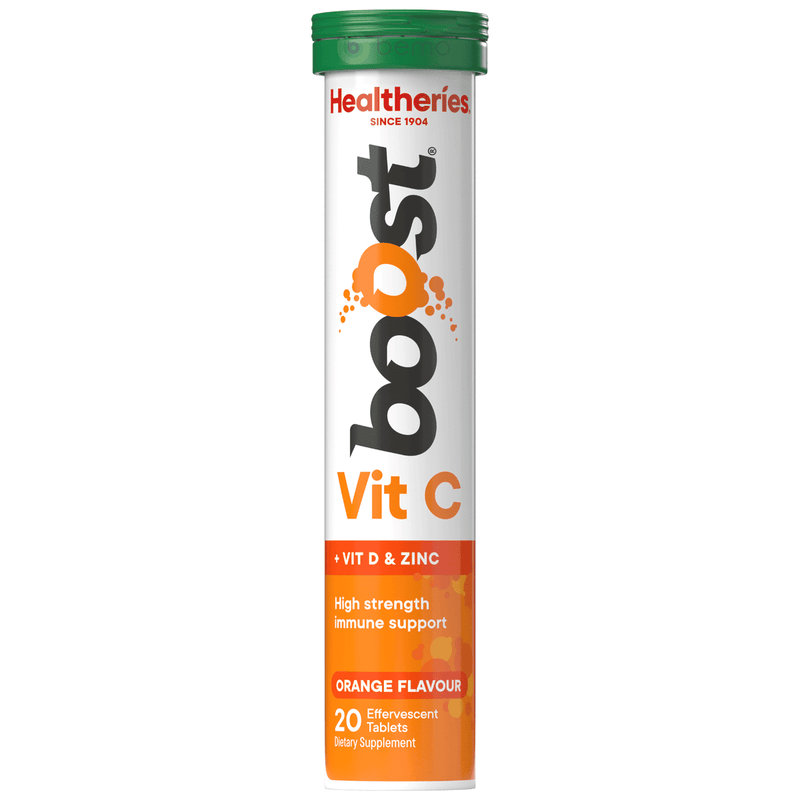 Healtheries Boost Vitamin C Orange 20 Effervescent Tablets