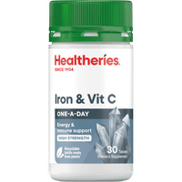 Healtheries Iron & Vit C 30 Tablets