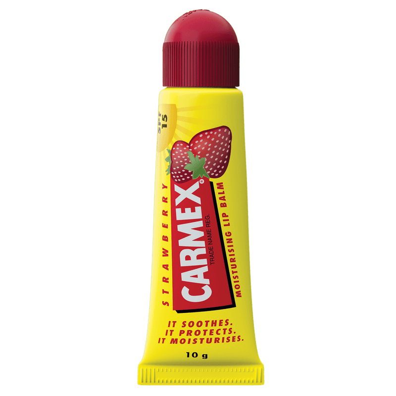 Carmex Lip Balm Tube Strawberry 10g