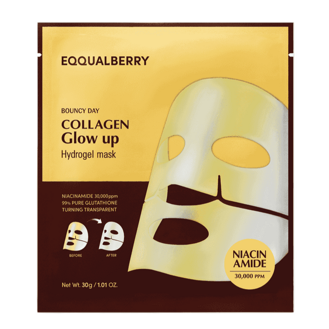 EQQUALBERRY Collagen Glow Up Hydrogel Mask 30g