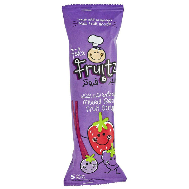 Felis Fruitz Fruit Strips Mixed Berry 16g 5 Packs