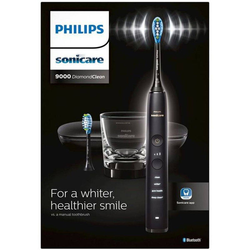 Philips Sonicare Electric Toothbrush Rechargeable Diamond Clean Smart Connected Black HX9913/18