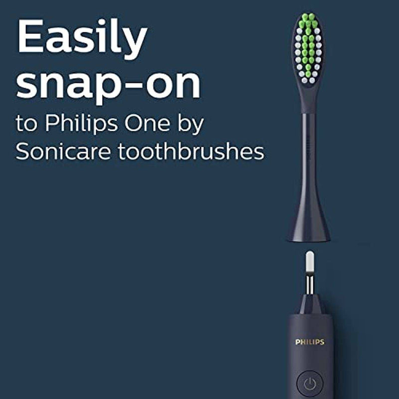 Philips Sonicare One Toothbrush Heads Midnight Blue BH1022/04 2 Pack