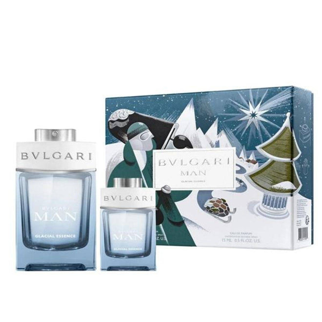Bvlgari Man Glacial Essence (M) Set EDP 100ml + EDP 15ml B