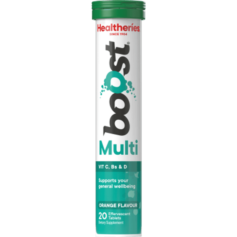 Healtheries Boost Multi Orange 20 Effervescent Tablets