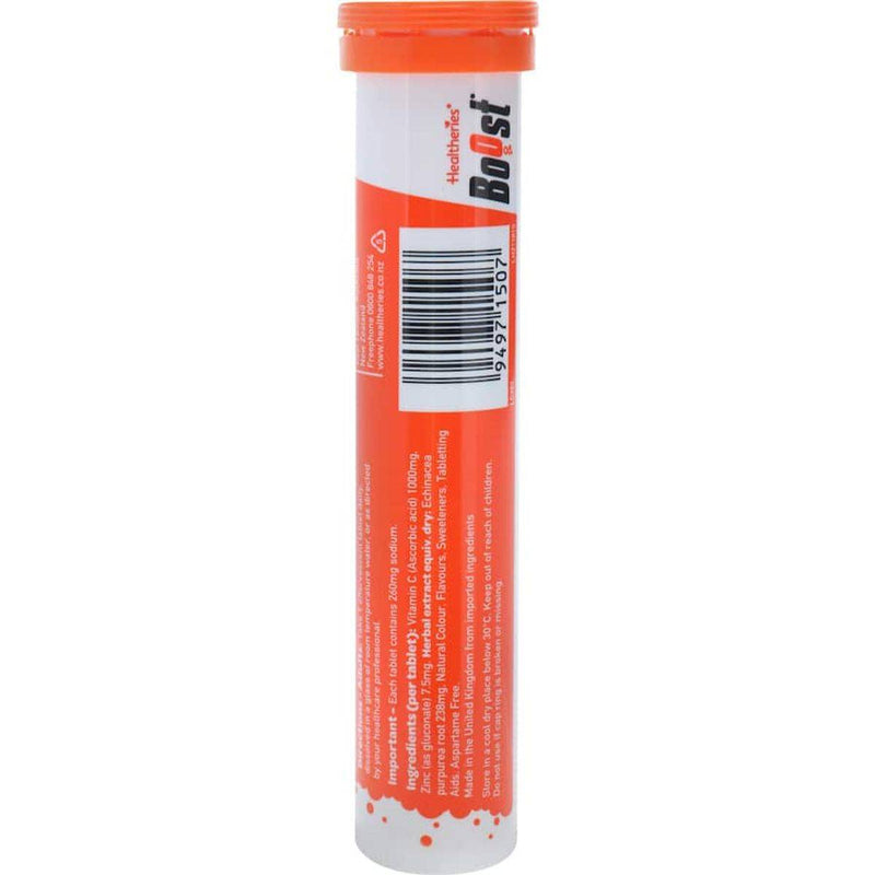 Healtheries Boost Vitamin C Orange 20 Effervescent Tablets