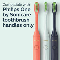 Philips Sonicare One Toothbrush Heads Mint Light Blue BH1022/03 2 Pack