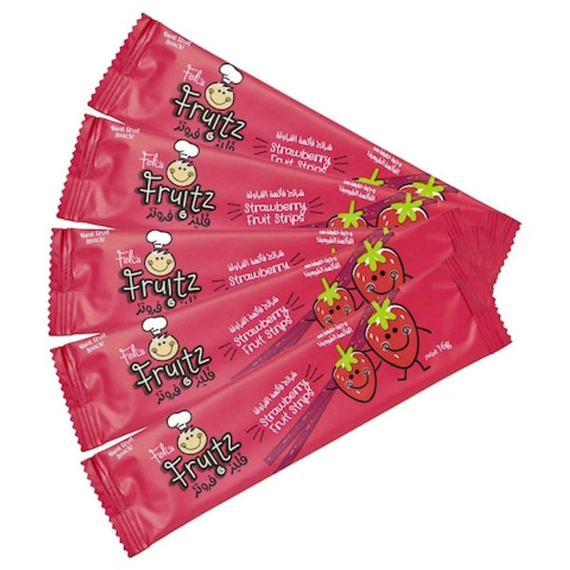 Felis Fruitz Fruit Strips Strawberry 16Gg 5 Packs