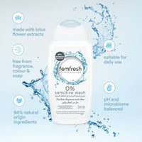 Femfresh Intimate Wash Sensitive 0% 250ml