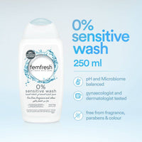 Femfresh Intimate Wash Sensitive 0% 250ml