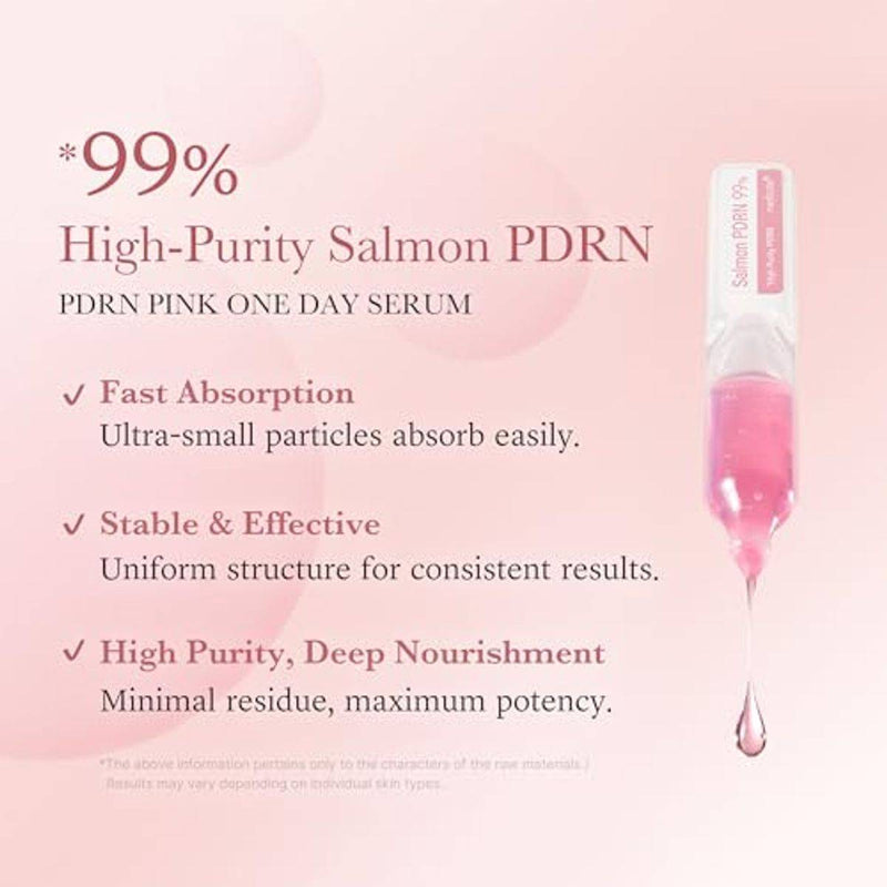 Medicube PDRN Pink One Day Serum 1.5ml x 10 Ampoules