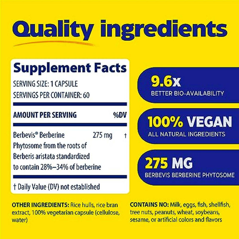 Enzymedica Berberine Phytosome 60 Capsules