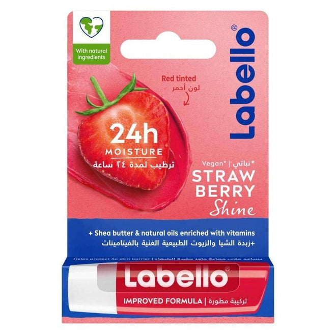 Labello Lip Balm Strawberry Shine 4.8g