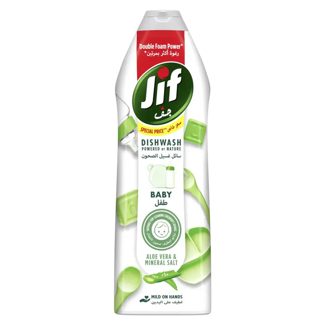 Jif Dish Washing Liquid Baby Aloe Vera & Mineral Salt 670ml