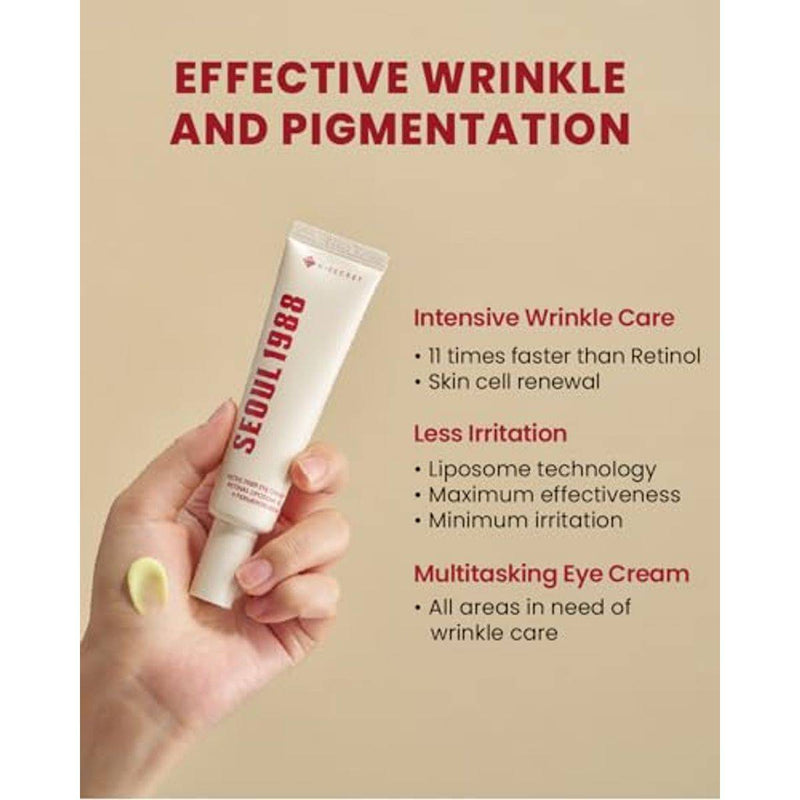 K-Secret Seoul 1988 Eye Cream : Retinal Liposome 4% + Fermented Bean 30ml