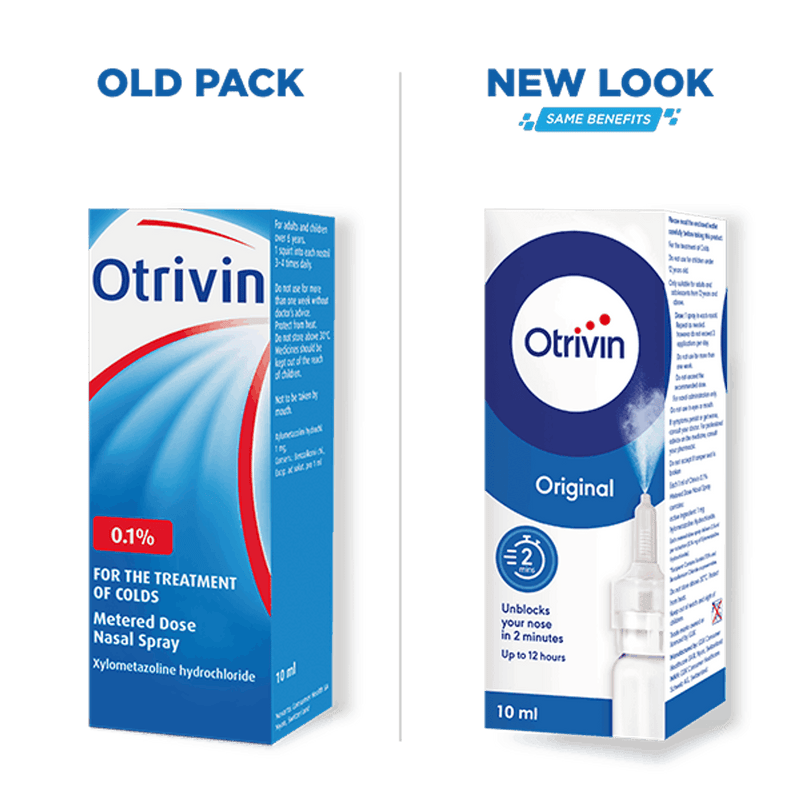Otrivin 0.1% Nasal Spray Adult 10ml