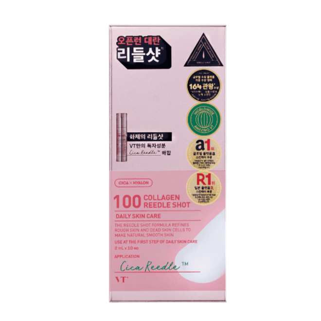 VT Cosmetics Reedle Shot 100 Collagen Reedle 2ml x 10 Sachets