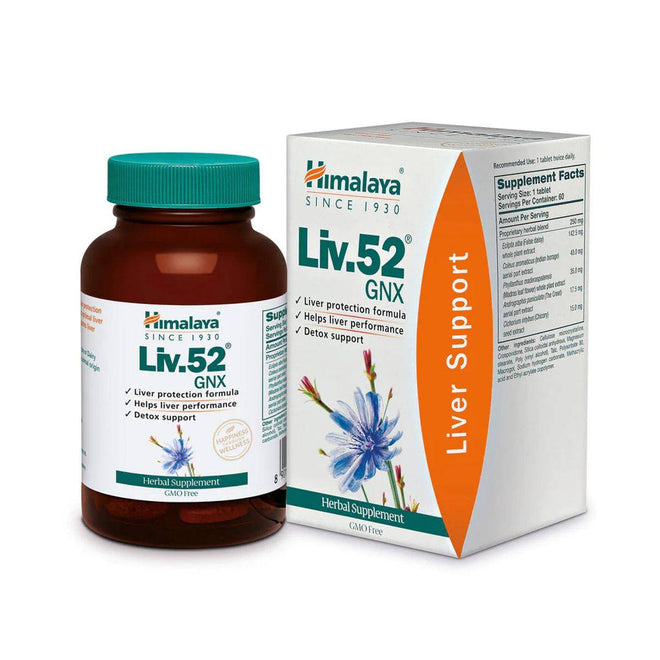 Himalaya Liv 52 GNX Liver Support 60 Tablets