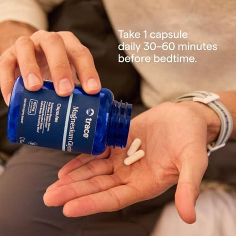 Trace Minerals Magnesium Glycinate 120mg 90 Capsules