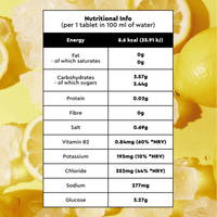 ORS Hydration Lemon 24 Effervescent Tablets
