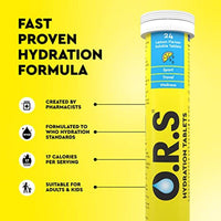 ORS Hydration Lemon 24 Effervescent Tablets
