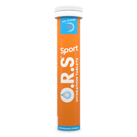 ORS Hydration Sport Orange 20 Effervescent Tablets