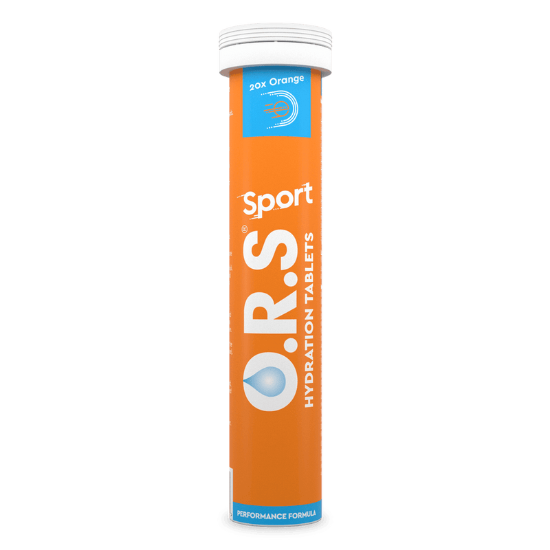 ORS Hydration Sport Orange 20 Effervescent Tablets