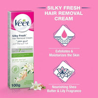 Veet Hair Removal Cream Silky Fresh Legs & Body For Dry Skin 100g