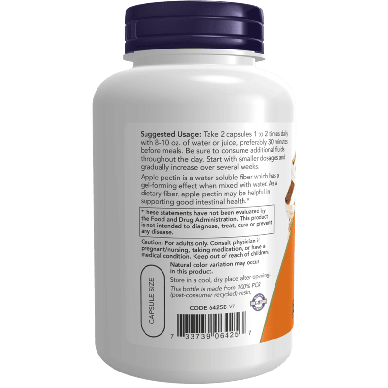 Now Apple Pectin 700mg 120 VegeCapsules
