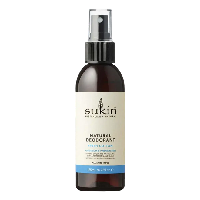 Sukin Natural Deodorant Fresh Cotton 125ml