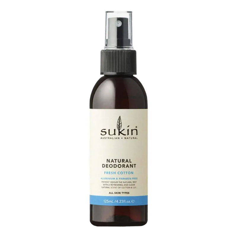 Sukin Natural Deodorant Fresh Cotton 125ml