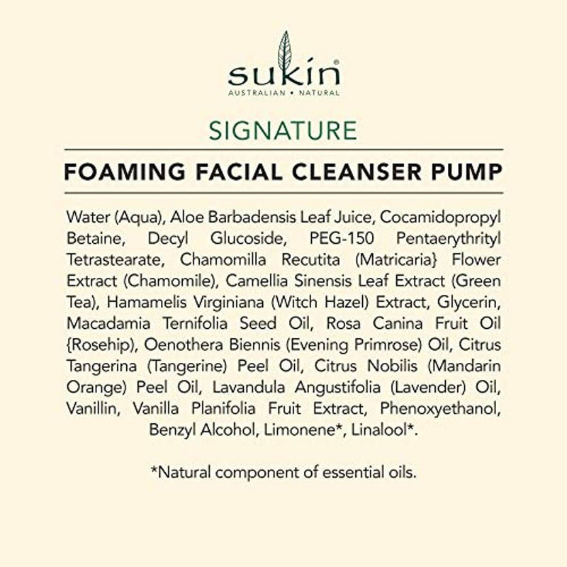 Sukin Foaming Facial Cleanser 125ml