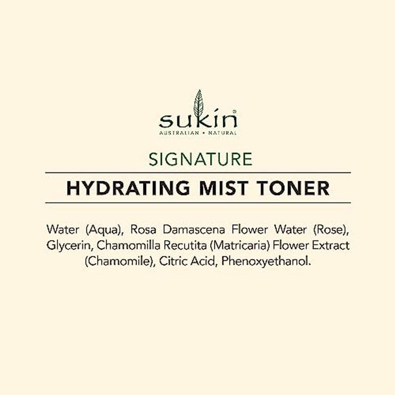 Sukin Hydrating Mist Toner 125ml