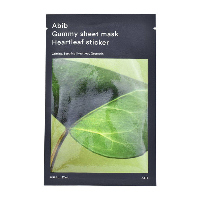 Abib Face Mask Sheet Gummy Heartleaf Sticker 27ml