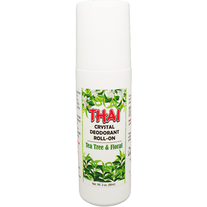 Thai Crystal Deodorant Roll On Tea Tree & Floral 90ml