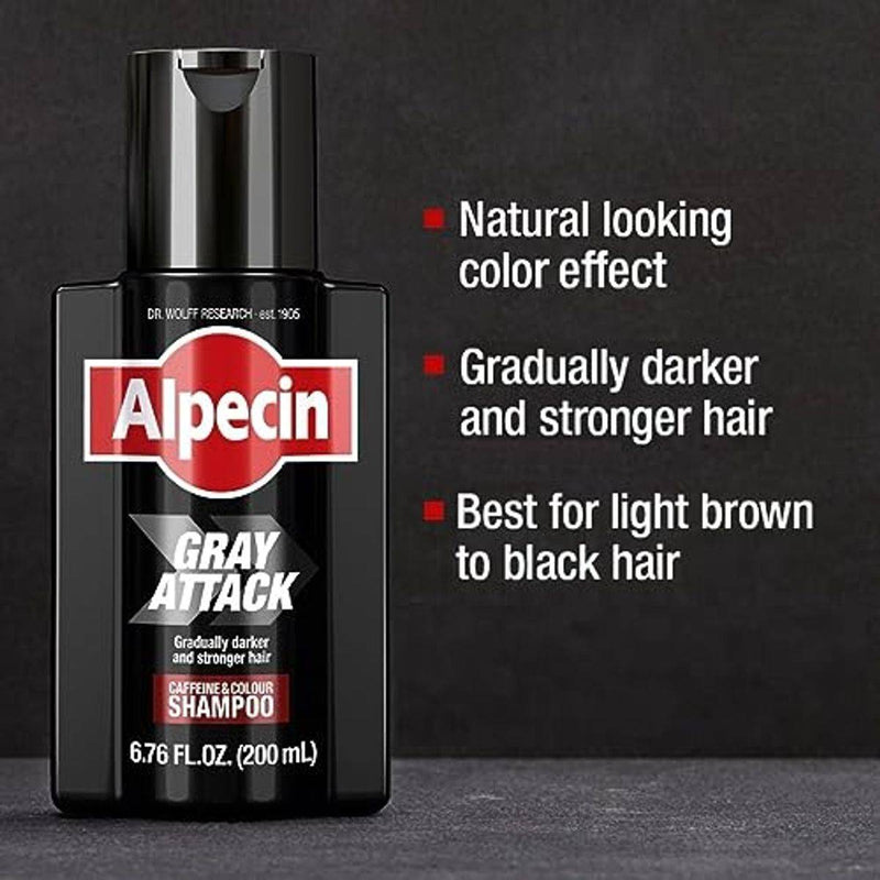 Alpecin Grey Attack Caffeine & Colour Shampoo 200ml