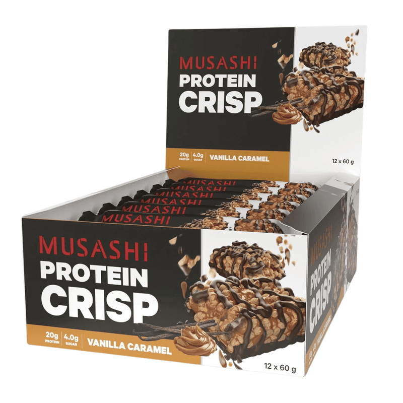 Musashi Protein Crisp Vanilla Caramel 60g