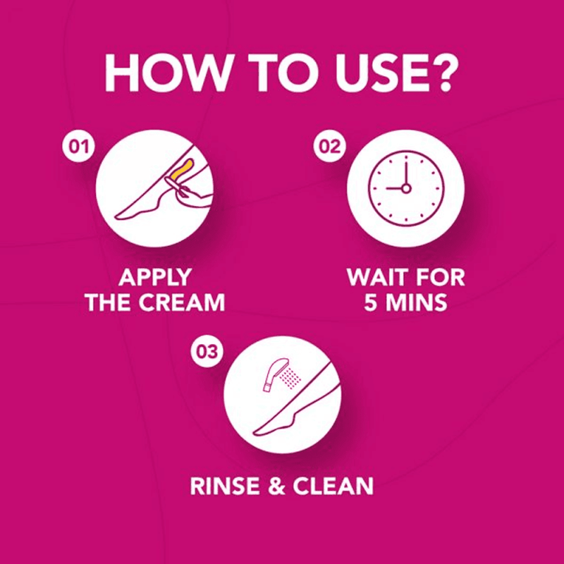 Nair Hair Removal Cream Rose 110g
