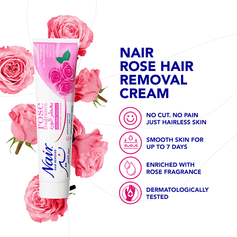 Nair Hair Removal Cream Rose 110g