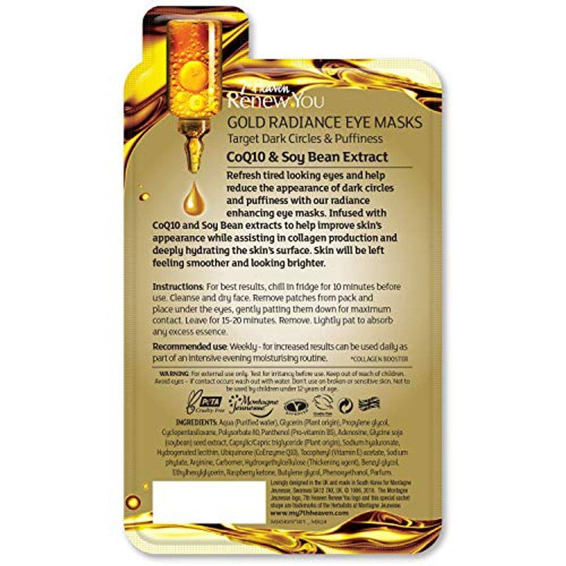 7th Heaven Renew You Gold Radiance Eye Masks