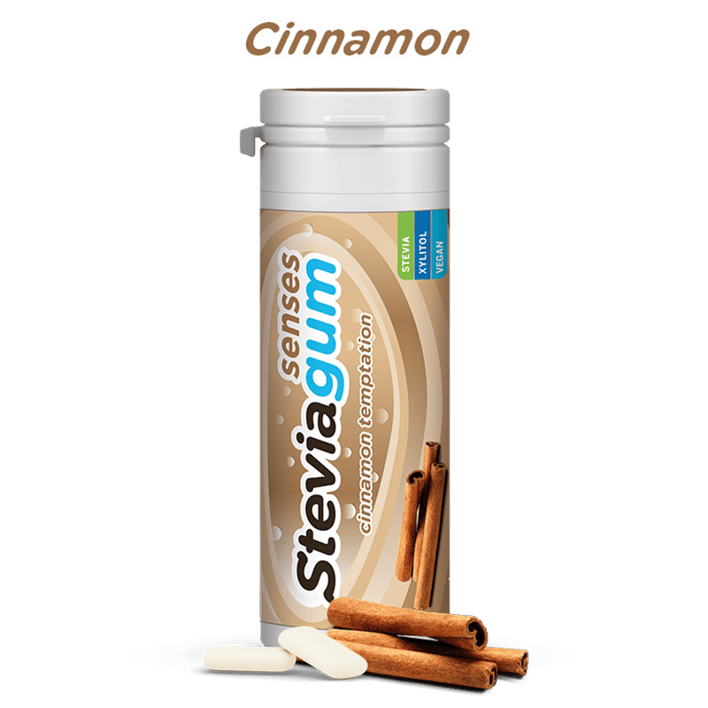 Steviagum Senses Chewing Gum Cinnamon 30g