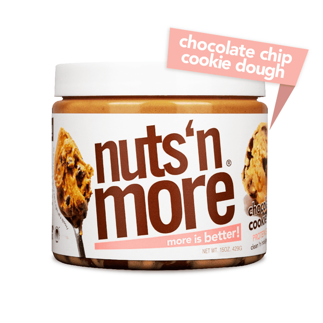 Nuts 'N More Protein Peanut Butter Spread Chocolate Chip Cookie Dough 429g